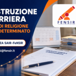 Ricostruzione di carriera dei docenti di religione a tempo determinato: requisiti, domanda e assistenza SAIR–FeNSIR